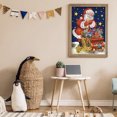 thumbnail image 3 of Santa Claus 5D DIY Diamond Painting Kits Resina Redonda Hugtrwg Para estrenar, 3 of 9