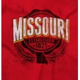 thumbnail image 2 of Missouri Student Campus Pride MO Plus Size Crewneck Graphic Tee Shirt Brisco Brands 3X, 2 of 3