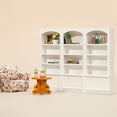 thumbnail image 4 of 1/12 Scale Miniature Display Cabinet Dolls House Mini Furniture Glass Bookcase Red, 4 of 7