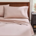 thumbnail image 3 of Better Homes & Gardens 4-Piece 300 Thread Count Antique Blush Cotton Sateen Bed Sheet Set, Cal King, 3 of 8