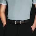 thumbnail image 2 of Men's Adjustable Belt with Slide Buckle, Trim-to-Fit Design, 110 CM, 2 of 5