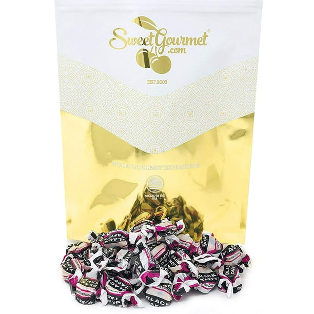 Black Taffy Old Fashioned Licorice Chewy Candy Wrapped Bulk 4 pounds