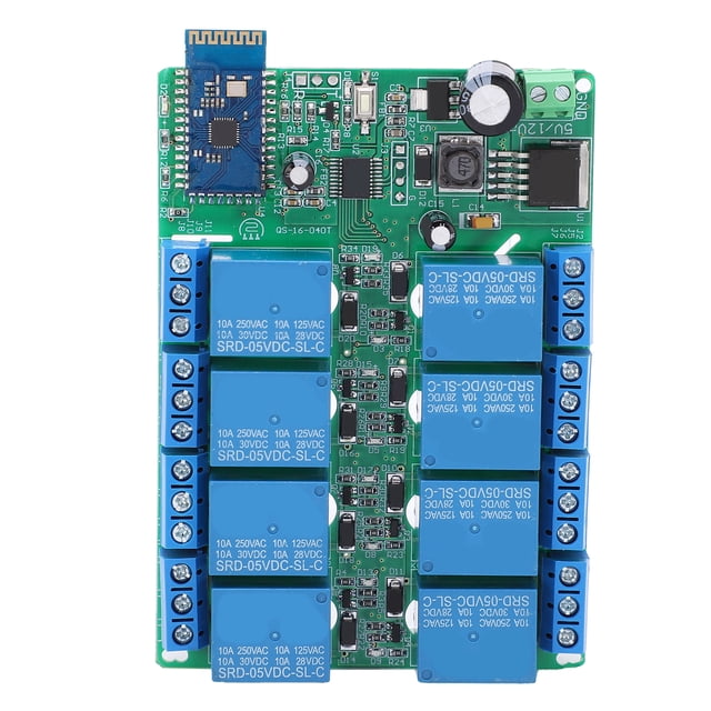 Relé Temporizador Bluetooth Uadme Ticfox 8 Canales Control Remoto para teléfono Android