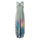 thumbnail image 5 of Vestido largo suelto sin mangas con bolsillos estampados informales de verano para mujer a la moda Fridja  hjkh2382, 5 of 5