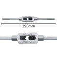 thumbnail image 2 of Baohd Ensemble de 8 Clés à Molette en Acier Allié M3-M12 avec Filetages Internes et Rainures pour Outils d'Usage Manuel, 2 of 4