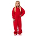 thumbnail image 5 of Sesame Street Unisex Kids' Character Hooded Union Suit Kigurumi Fleece Pajama - Cookie Monster Elmo Big Bird Oscar Grover, 5 of 7