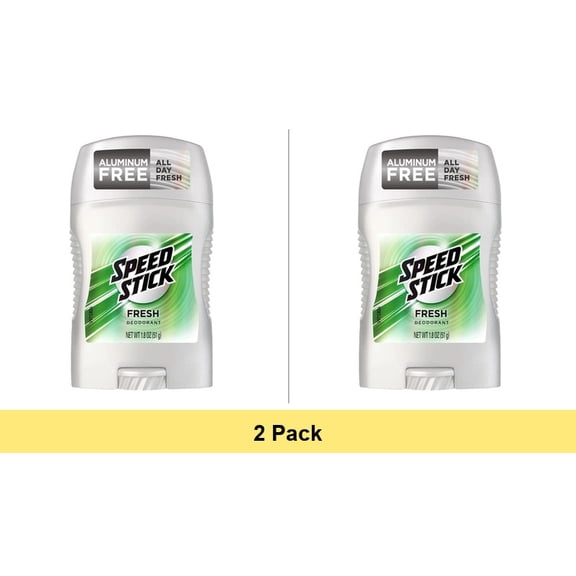 Speed Stick Deodorant, Fresh, 1.8 Oz - 2 Pack Bundle