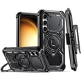 thumbnail image 1 of Funda magnética Magsafe con clip trasero para Samsung Galaxy S23 5g Armor Series (roja), 1 of 5