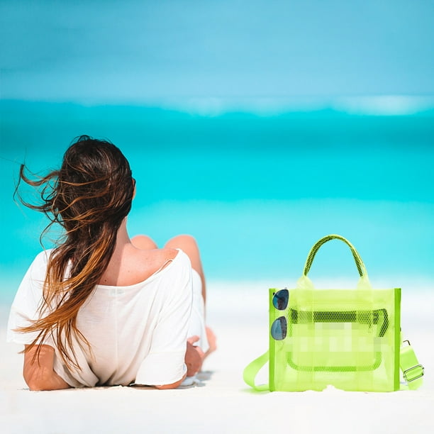 XXXFLOWER Clear Tote Bag for Women - PVC The Tote Bag Crossbody