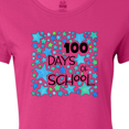 thumbnail image 4 of Inktastic 100 Days of School Stars in Blue Women's T-Shirt, 4 of 5