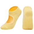 thumbnail image 1 of Ladies‘ Solid Color Backless Grip Socks Yoga Ankle Sports Socks Ladies‘ Anti Slip Slippers Socks Red, 1 of 2