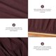 thumbnail image 3 of unbranded Funda Stretch Para De Piano Y Comedor En Poliéster Café Con Y Resistente, 3 of 7