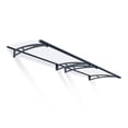 thumbnail image 2 of Palram - Canopia Aquila 3000 10' x 3' Acrylic/Galvanized Steel Awning - Gray/Clear, 2 of 9