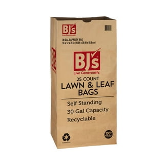 Canadian Tire 2-Ply Recyclable Kraft Paper Lawn and Yard Waste/Leaf Bags,  5-pk, 110 L