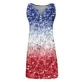 thumbnail image 5 of Puntoco Vestidos Mujer Fancy 2024 Nuevo vestido sin mangas con botones en el pecho y cuello en V estampado para mujer, 5 of 5