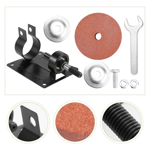 LABSERRON 1 Set Electric Grinder Holder Sharpening Rusting for Handyman 4.3x3.5in