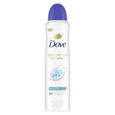Dove Advanced Care Dry Spray Antiperspirant Deodorant - Clear Minerals - 3.8 oz Packaging may vary