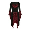 thumbnail image 5 of Jsaierl Halloween Costumes for Women Retro Medieval Victorian Gothic Plus Size Dresses Adult Costumes Princess Steampunk Ball Gown Renaissance Dress, 5 of 7