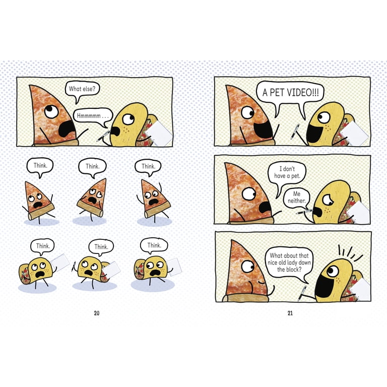 Stephen Shaskan, Graphic Novel, Pizza and Taco Go Viral, Hardcover