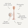 thumbnail image 2 of Baby Bottle Brush mushie Soft Silicone Suction Base, 2 of 8