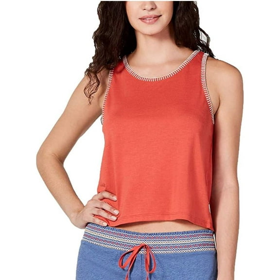 Jenni Women's Plus Comfy Sleepwear PJ Sleep Tank, Cayenne Orange, 3X - NEW