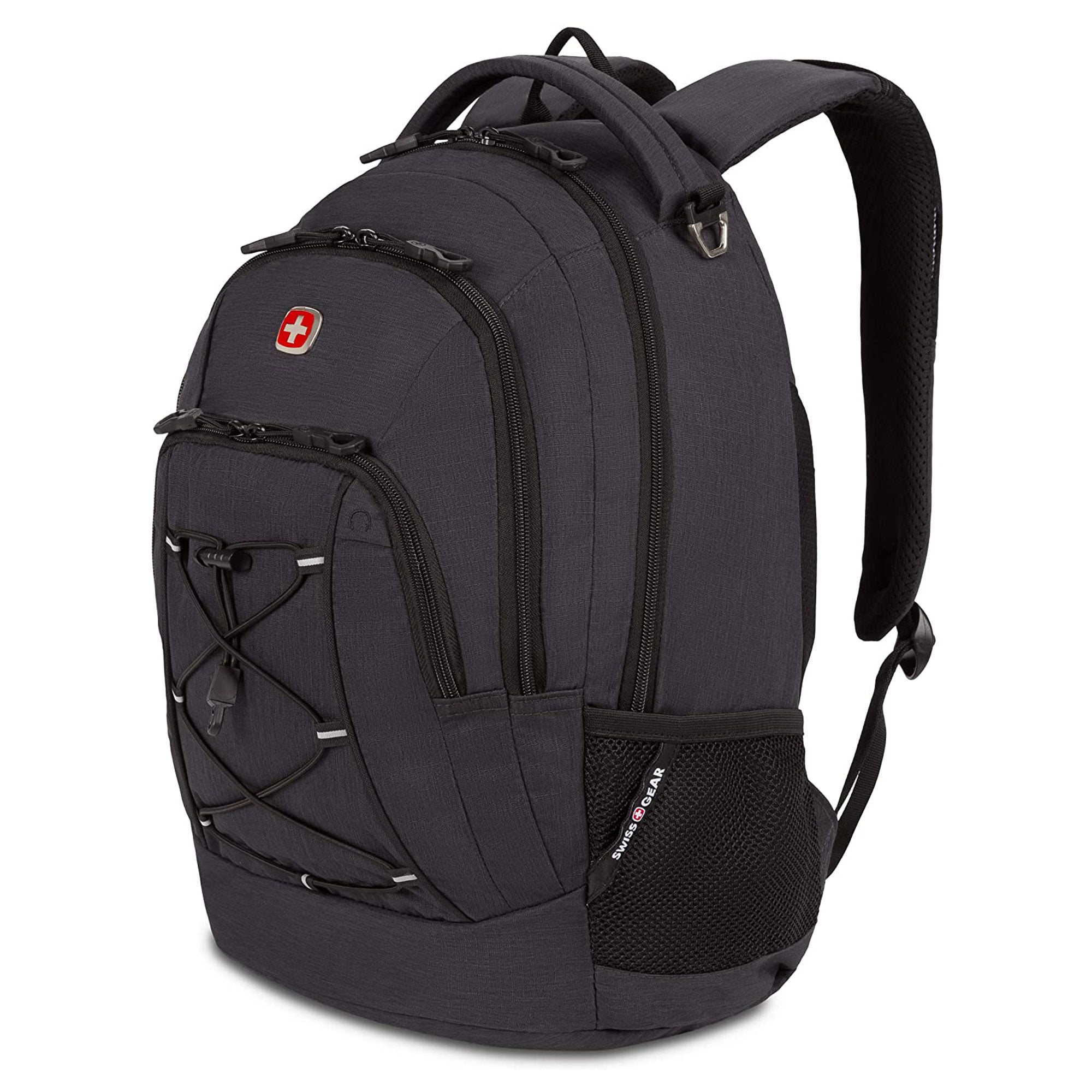 Ideal for Commuting Black Cod Special Edition SwissGear Laptop Backpack with Shoulder Straps Travel Work and School College