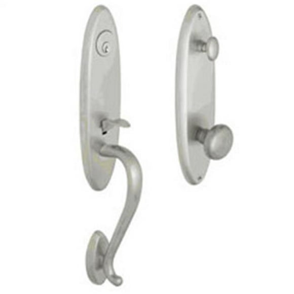 Rockwell EAGH201HH10B Mondrian Handle Set with Helmsley Knob, Oil Rubbed Bronze