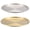 Style 3, variant on Eco-Friendly Dinner Dishes Stainless Steel Plates 2 Set Round Dinner Dishes Metal Plates Great for Picnic,Outdoor Camping Plate,Shatterproof