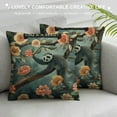 thumbnail image 3 of JEUXUS  Cute Sloth On The Tree Throw Pillow Covers Square Cushion Pillow Case Home Decor for Couch Sofa Bed Living Room, 3 of 5