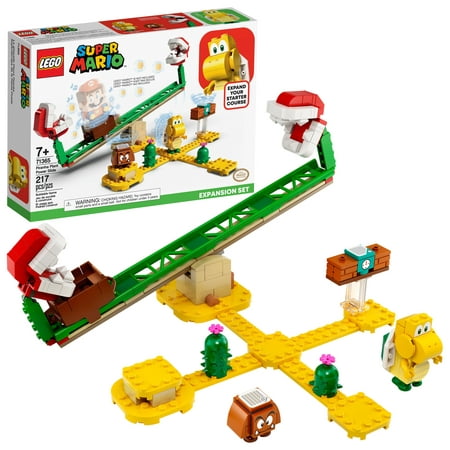 LEGO Super Mario Piranha Plant Power Slide Expansion Set 71365 Action Building Toy for Kids (217 Pieces)
