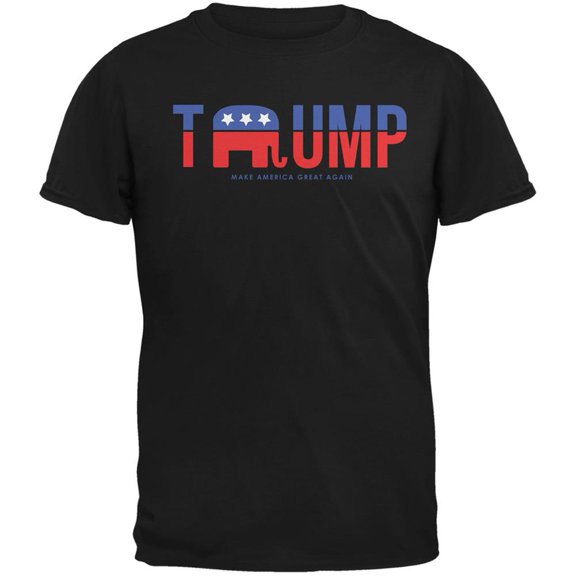 Election 2020 Trump Make America Great Again Black Adult T-Shirt - Large