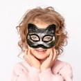 thumbnail image 2 of Media máscara infantil para actuaciones Ideal para fiestas y celebraciones Diseño de carnaval Material plástico, 2 of 5