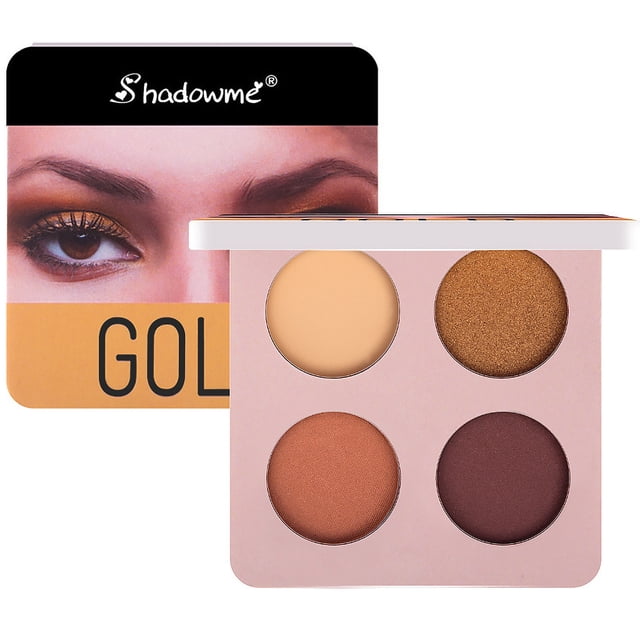 Iumwxz Four-Color Eyeshadow Shimmery Glitter Matte High Gloss Eyeshadow