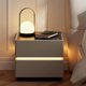 thumbnail image 3 of Luxury Wood Cabinet Nightstands Dressers Modern Wall Nightstands Shelf Outdoor Mesitas De Noche Bedroom Furniture LQQ25XP My Lux Decor Round, 3 of 19