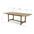 thumbnail image 3 of Amazonia Split  [7-Piece] Patio Dining Set ,6 Seats, Contains Chairs and Table (30inch H), White, 3 of 8