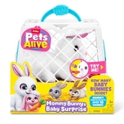 Pets Alive Mommy Bunny & Baby Surprise by ZURU - Interactive Electronic Pet Playset for Kids Ages 3+