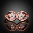 thumbnail image 4 of EOEMY Rose Gold Platinum Plated Fashion Ring Aaa Zirconia Women B254-18K Rose Gold Plated-7, 4 of 7