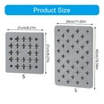 thumbnail image 5 of AOOOWER Interlocked Plastic Peg Board Organizers Easy Install Vertical Space Solution, 5 of 12