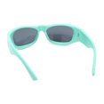 thumbnail image 4 of 90s Styling Sport Wrap Runway Trend Plastic Sunglasses Mint - Black, 4 of 4