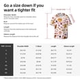 thumbnail image 7 of Naloa Cute Dog Men's Loose Fit Cuban Collar Short-Sleeve Shirt with Button-down and Chest Pocket for Everyday Wear Outings - Large, 7 of 7