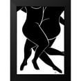 thumbnail image 2 of 1x Studio II 11x14 Black Modern Framed Museum Art Print Titled - Lovers Black, 2 of 5