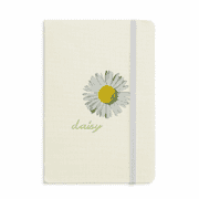 European Italy Daisies Naive Notebook Official Fabric Hard Cover Classic Journal Diary
