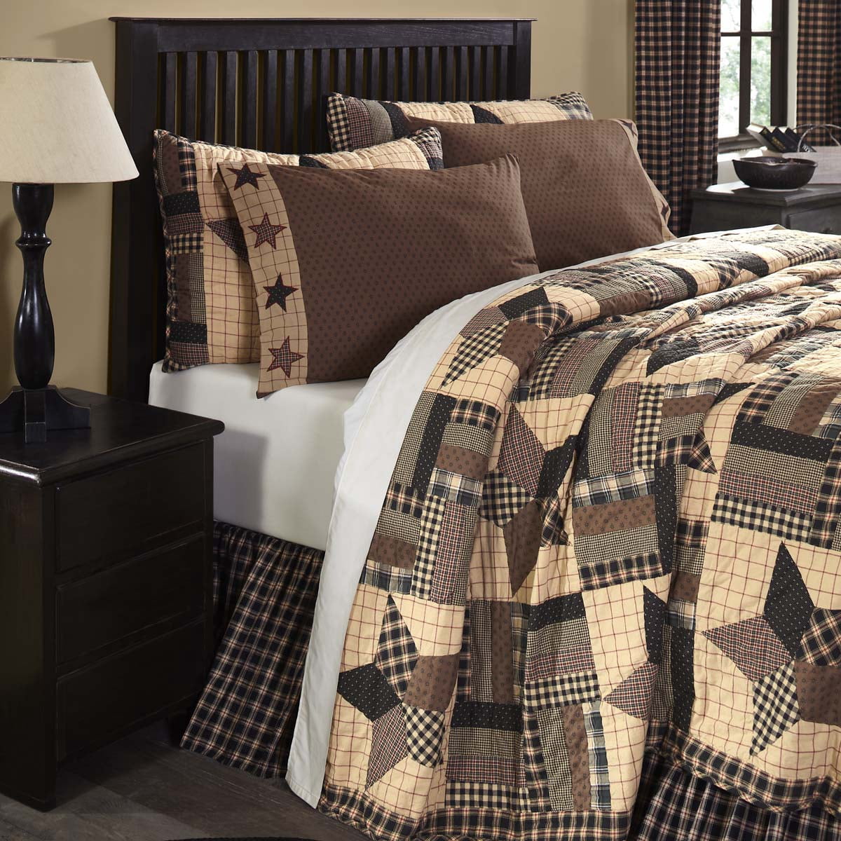 Bingham Star Quilt by VHC Brands