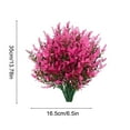 thumbnail image 3 of Diceymbol Lavender Outdoor Artificial Plants, 8 Bundles 13.78in Fake Flowers for Indoor/Outdoor Hanging, Greening Gardens, Porches, Home Weddings & Farmhouse Decoration, 3 of 6