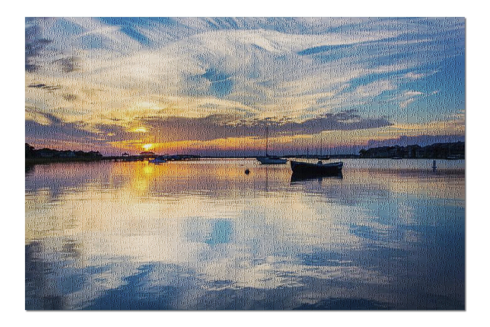 Charleston South Carolina Sunset Reflecting Over The Folly River Beach 9021507 20x30 Premium 1000 Piece Jigsaw Puzzle Made In Usa Walmart Com Walmart Com