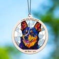 thumbnail image 6 of Tri Stained Glass Suncatcher Ornament – Ornament Gift for Family, Friends, Men & Women, Christmas 2025 Keepsake, 6 of 6