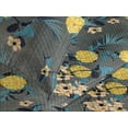 thumbnail image 3 of Ambesonne Floral Boho Quilted Coverlet 3 Pcs, Summer Flowers Leaves, King Size, Yellow Dark Turquoise, 3 of 4