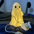 thumbnail image 4 of Clearance 2025!Ghost Walking Dog Statue, Ghost Walking Dog Statue,Ghost Walking His Ghost Dog Ghost Dog Statues Spooky Ghost Dog Figurine Home Tabletop Decorations, Figurines,Night Light,, 4 of 7