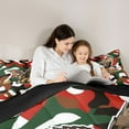 thumbnail image 5 of Feelyou Camo Duck Wildlife Queen Comforter Set for Teen, Rustic Farmhouse Hunting Bedding Sets, Vintage Camouflage Reversible Bedding Comforter Set, Super Cozy Room Decor, 3-Piece, 5 of 8