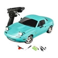 thumbnail image 2 of KLKCMS 1/18 Scale Model Car 4WD High Speed Model Vehicle for Kids Gift Adults blue, 2 of 9